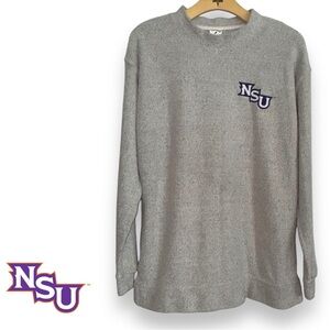 NSU Original League Collegiate Outfitters Gray Unisex Large Pullover